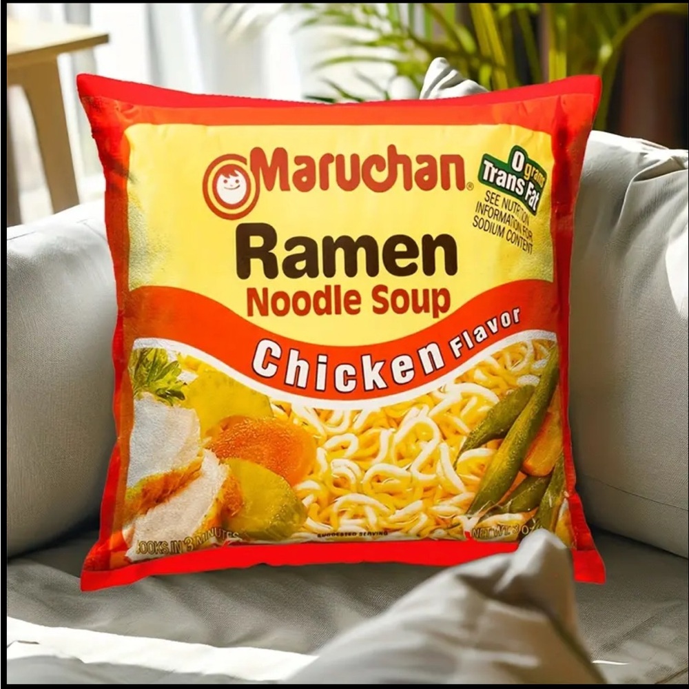 Maruchan Ramen Bedding Pillows